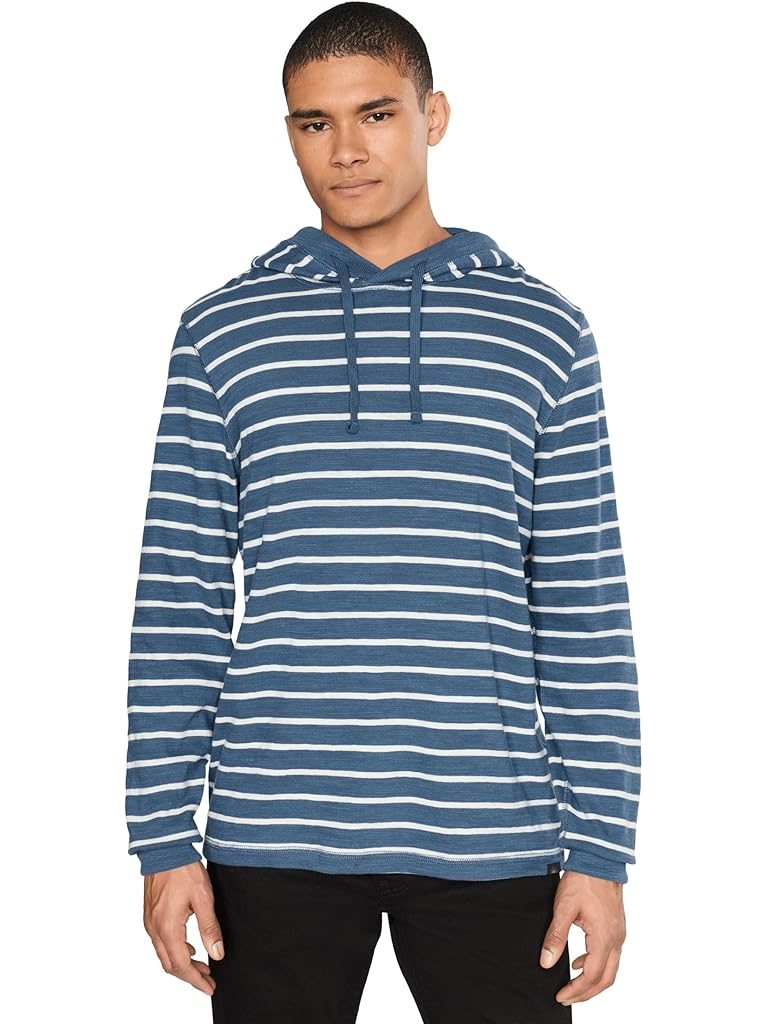 Blue Faherty Sunwashed Slub Hoodie