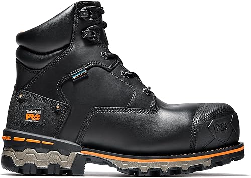 Vista 21 de Timberland PRO Botas de trabajo industriales con aislamiento impermeable Boondock Comp Toe para hombre de 6 pulgadas Negro-2024 Nuevo