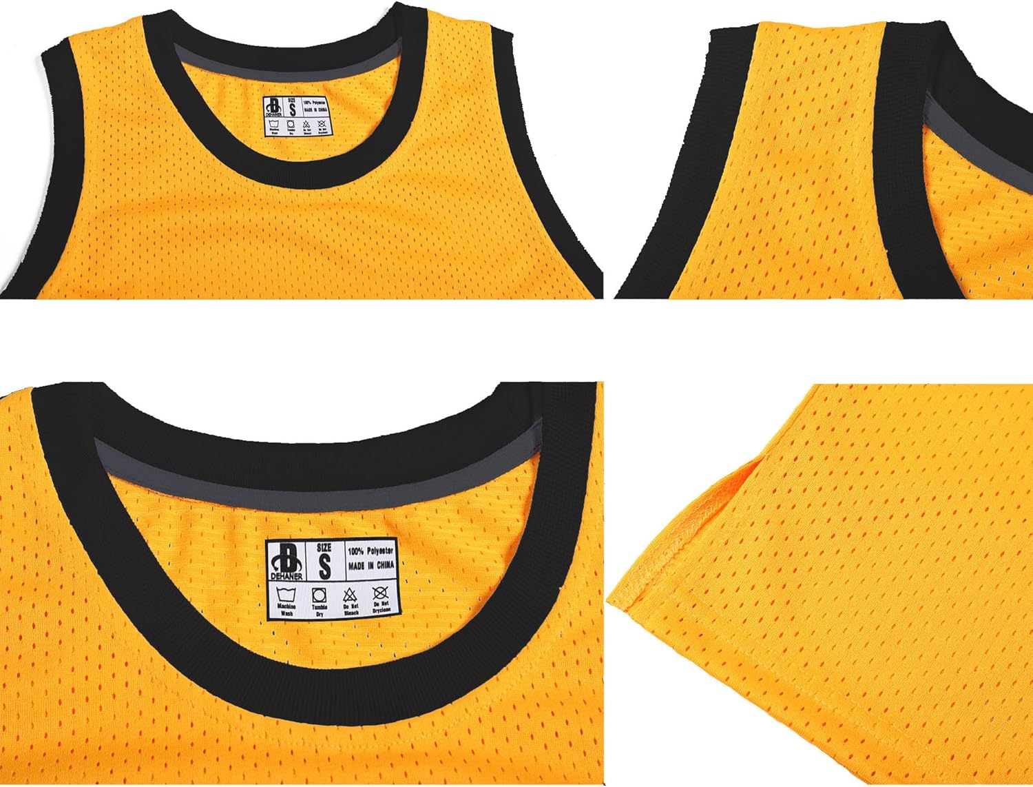 3 Pack Men's Blank Basketball Jerseys Mesh Performance Athletic Team Sports Uniforms Bulk Shirts