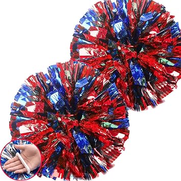 We Moment Cheerleading pom poms Metallic Foil Cheerleading Poms