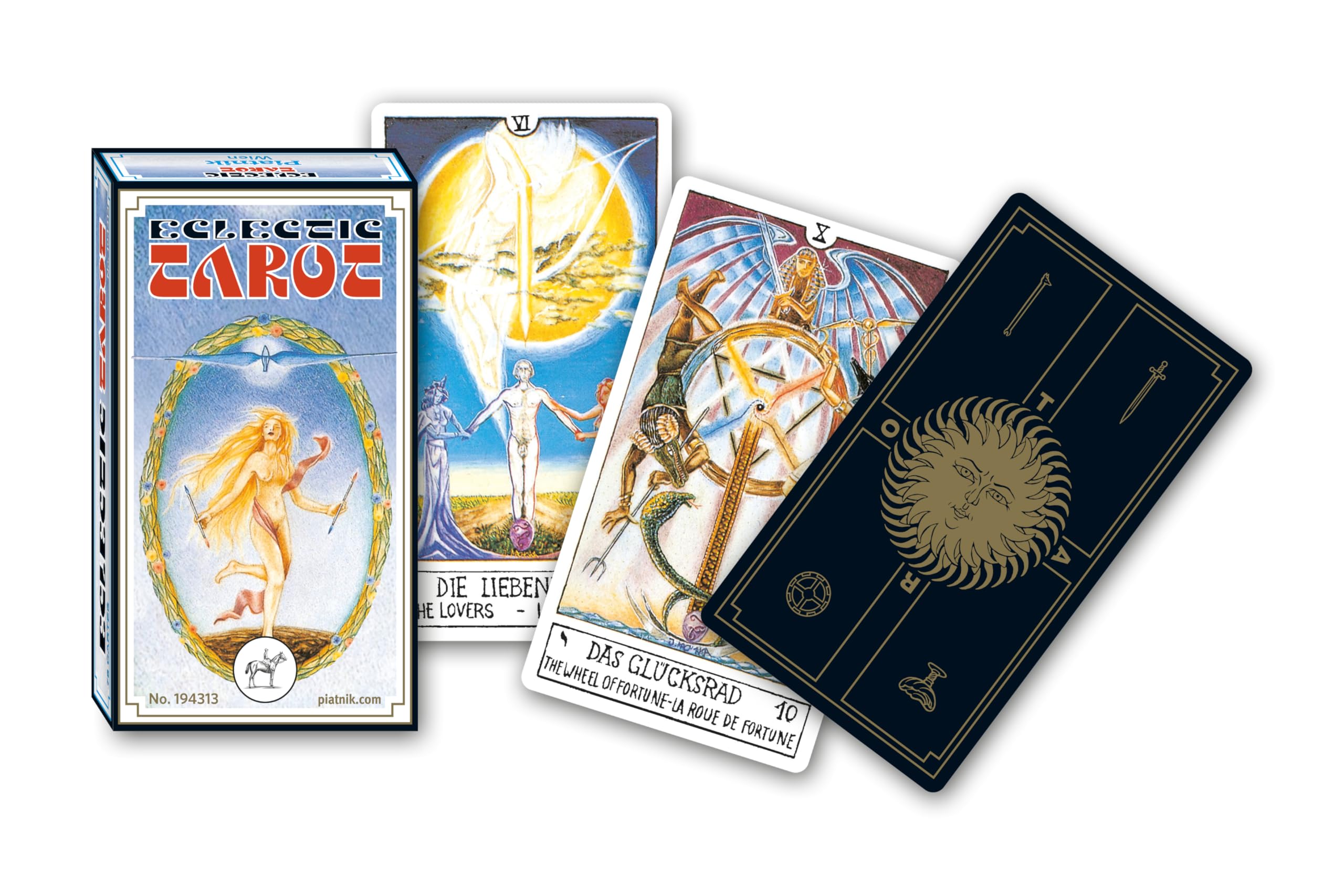 Piatnik 19431 "Eclectic Tarot Card Game (78-Piece)