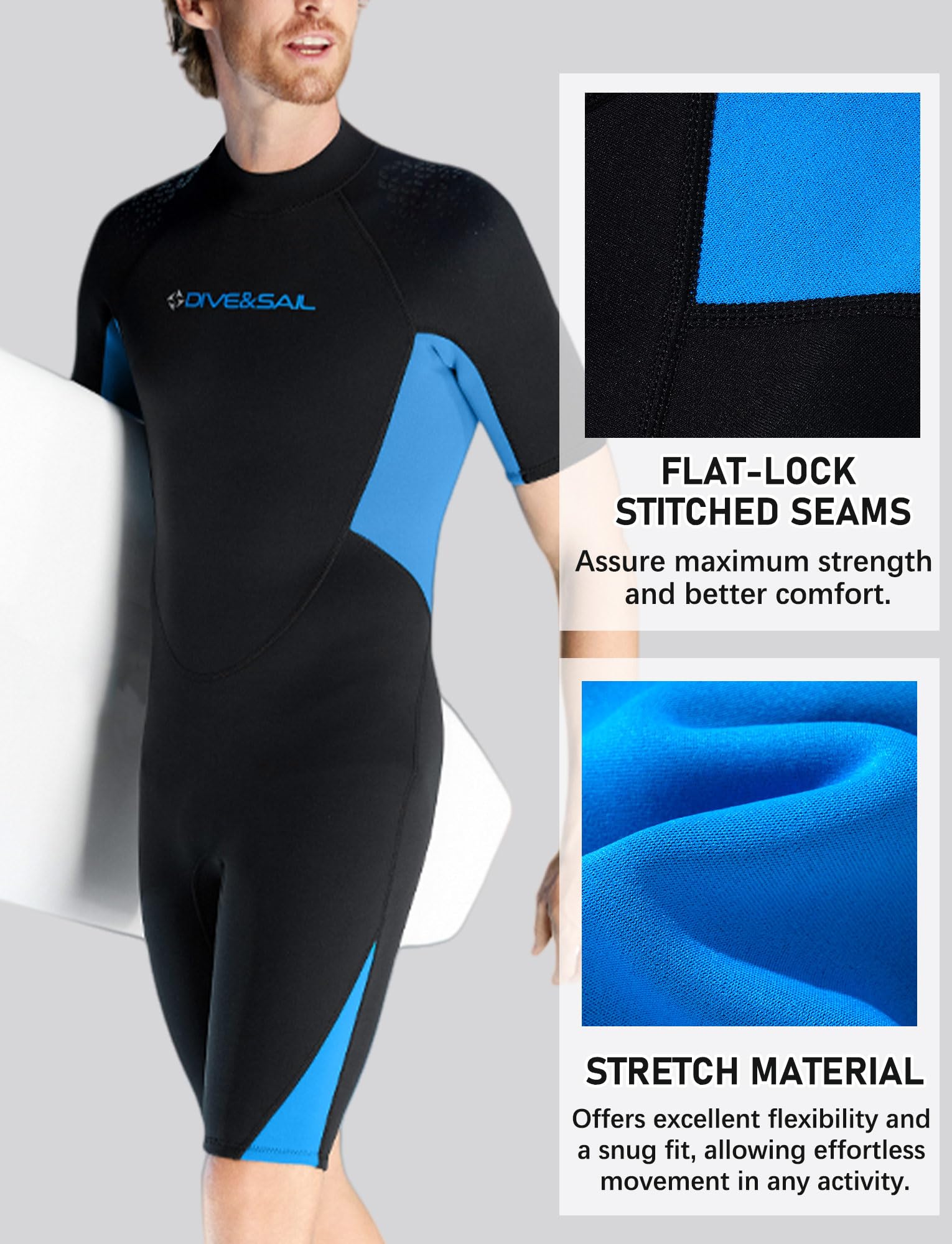 Ropa de buceo para hombre corto traje de neopreno de 1,5 mm traje de neopreno para hombre traje de baño de neopreno para hombre surf s-3xl