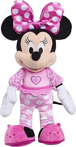 Miniatura 4 de Minnie Mouse Ayudantes Felices - Peluche Cantando, Juguetes Oficialmente Licenciados para Niños de 3 Años en Adelante de Just Play