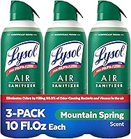 Vista 7 de Lysol Spray desinfectante de aire con eliminador de olores bacterianos para el hogar y la oficina, aerosol de aire desinfectante, alternativa a