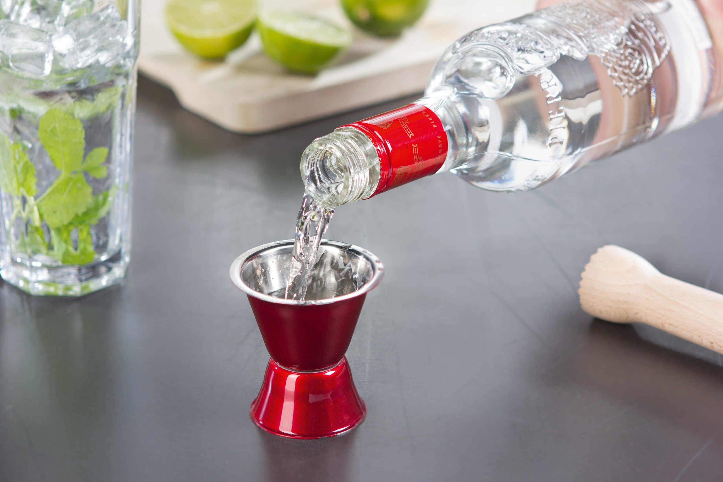 Misurino Da Bar Leopold Vienna - Acciaio Inox 304, Doppia Scala 30/50 Ml, Lavabile In Lavastoviglie - Foto 5