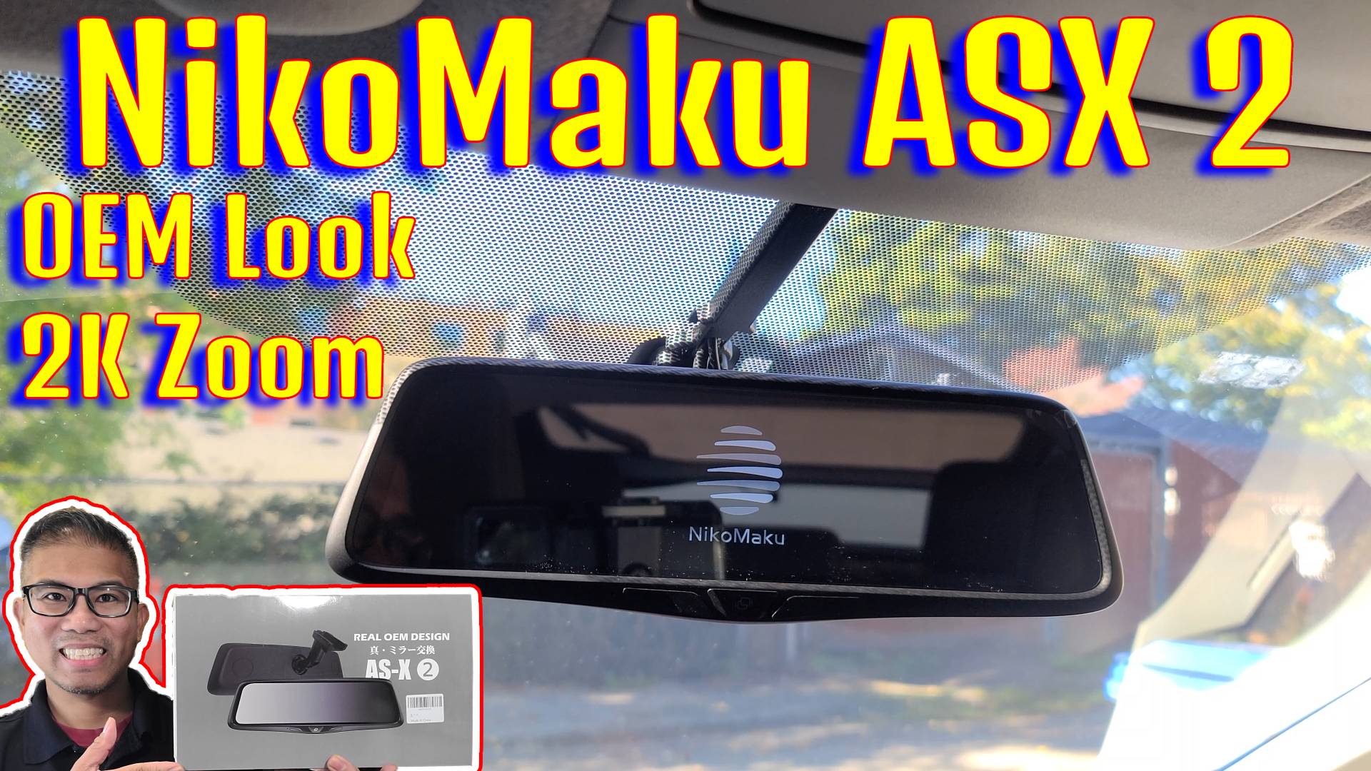 Watch Niko Maku AS-X2 Mirrr Dash Cam on Amazon Live