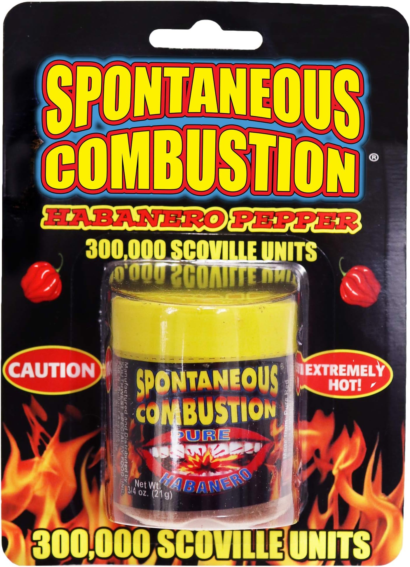 Spontaneous Combustion Habanero Pepper - Ultimate Pepper Gift - Try if you dare!… …