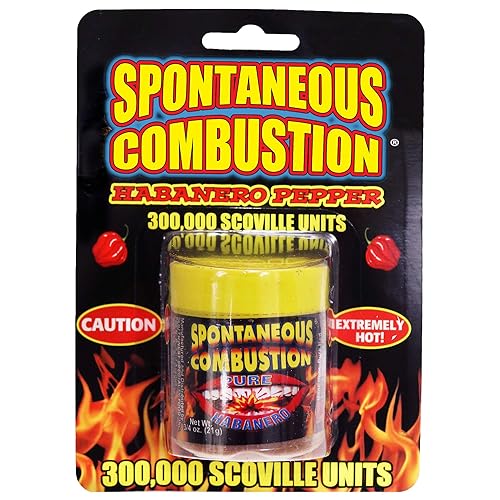 Pimienta habanero de combustión espontánea - Regalo definitivo de pimienta - Prueba si te atreves!