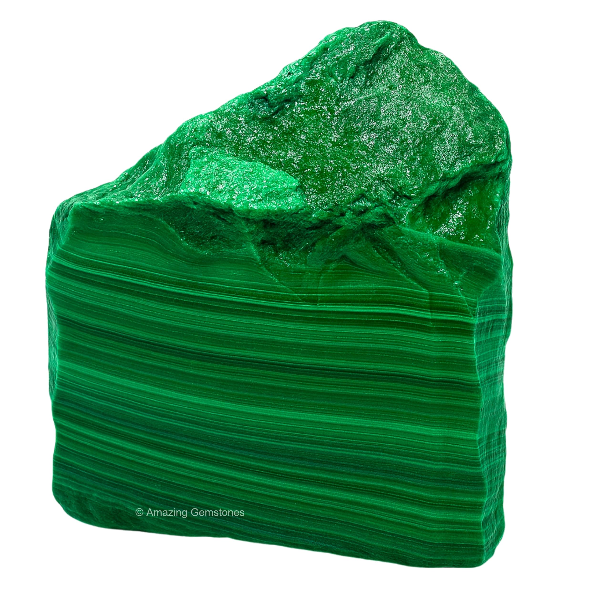 Malachite Crystals and Healing Stones, 1 Piece Raw