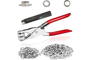 150-Piece Grommet Tool Kit for Crafting and Apparel