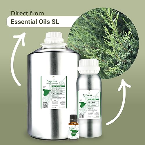 Miniatura 3 de Aceite esencial de ciprés (0.5 onzas líquidas), directamente de aceites esenciales SL en España, aceite esencial puro para difusores y aromaterapia,