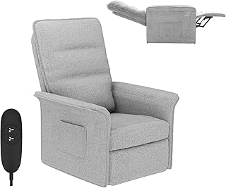 FLEXISPOT X1 Cadeira de Relaxamento Elétrica (82x77x104 cm) com Encosto Regulável, Reclinação de 105° a 155°, Sofá Ergon...