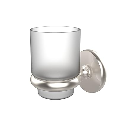 Allied Brass P1066-SN Prestige Skyline Collection Wall Mounted Tumbler Holder, Satin Nickel