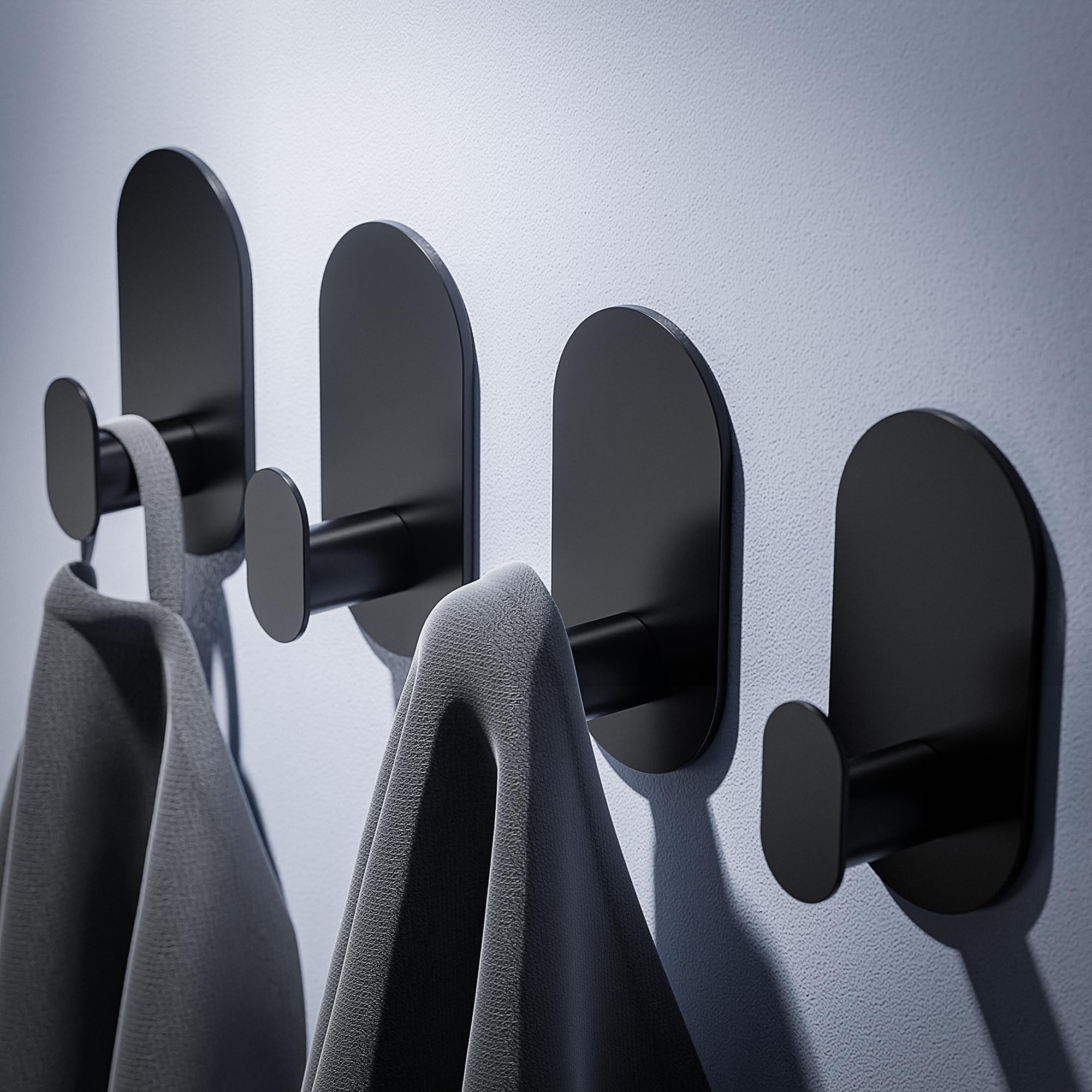 Handtuchhalter Für Heizkörper 3-tlg. - Einfache Montage Im Badezimmer (schwarz)