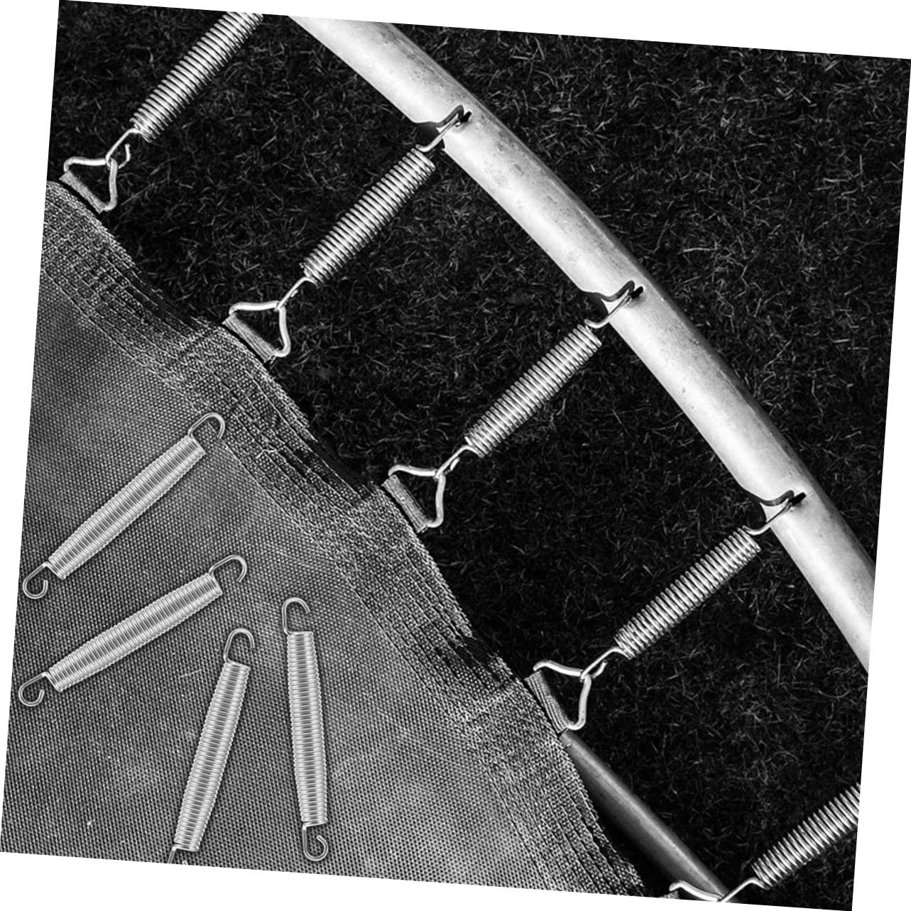 Trampolin Ersatzfedern Teiliges Verzinkter Stahlfedern mit Haken Langlebig Rostfrei für Outdoor Trampoline Robust Verschleißfest Einfache Montage Kompakte