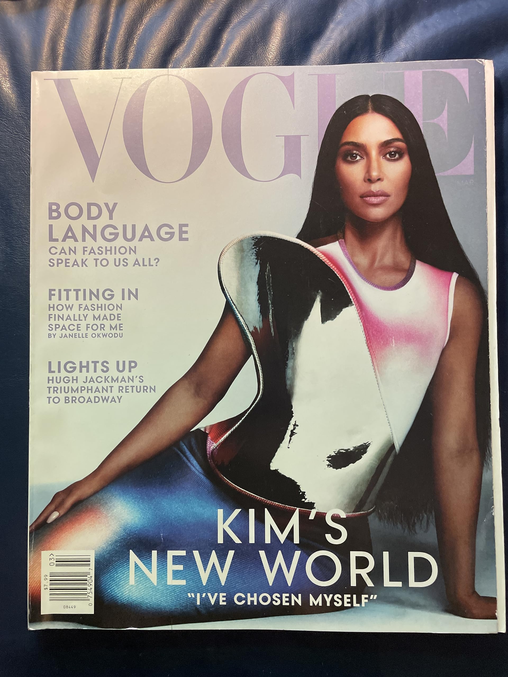 Vogue USA Magazine March 2022 Kim Kardashian Cover, I’ve Chosen Myself Inside Kim’s New World Single Issue Magazine