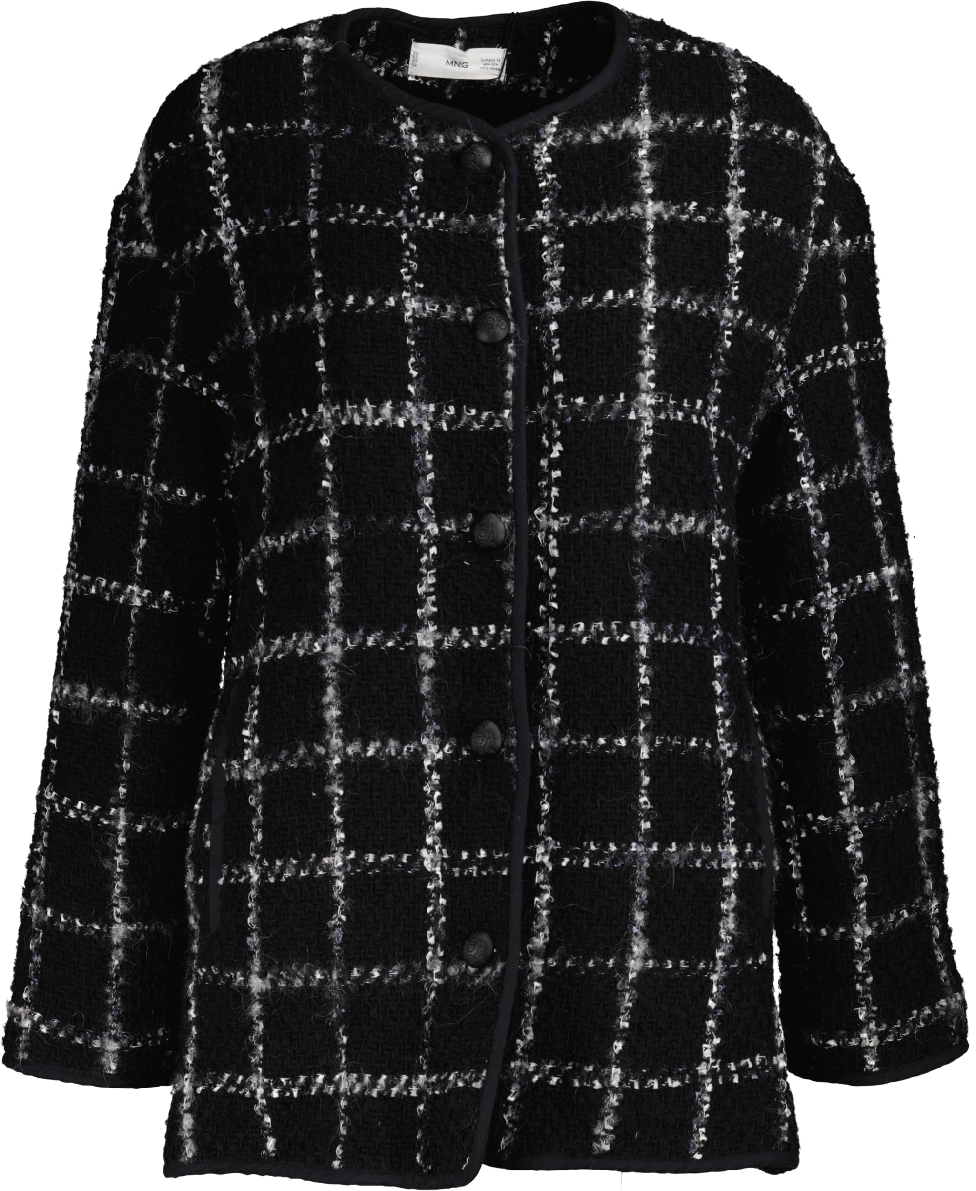 Mango Damen Jacke schwarz