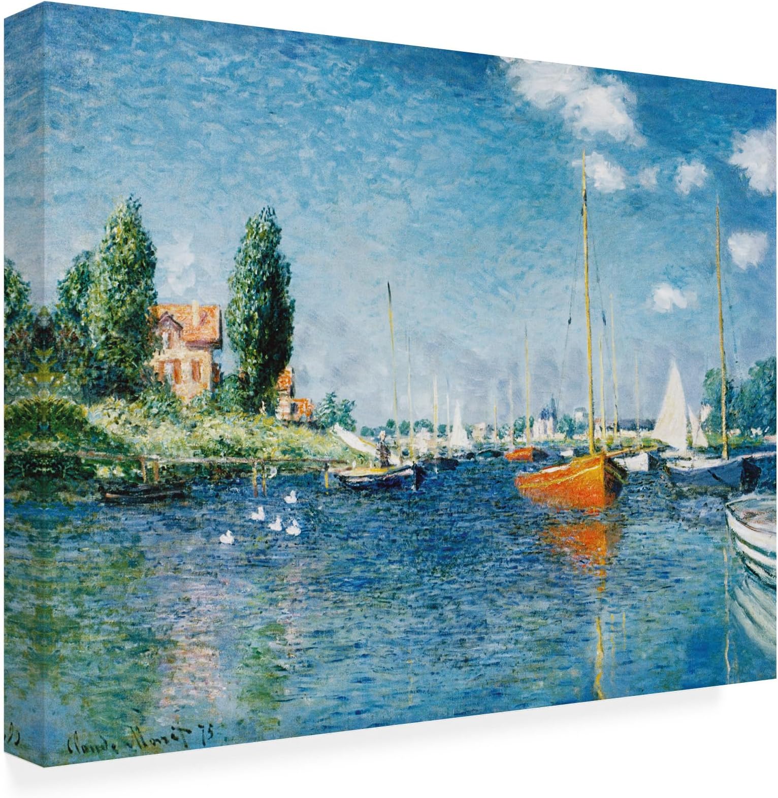 Wrapped Canvas Wall Art - Mark Ashkenazi 'Salvador Dali' Wall Art for Living Room, Bedroom, or Office Décor - 24x32