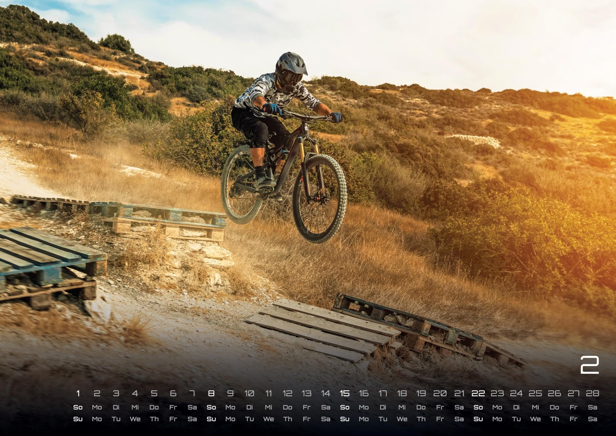 MTB | Mountainbike - 2026 - Kalender DIN A3: Der Wandkalender mit den schönsten Motiven für alle Fahrrad / Bike Freaks für das Jahr 2026 im Format DIN A3 (ca. 42 x 30 cm)!