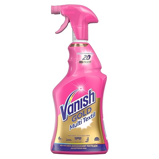 Vanish GOLD Multi Textilreiniger für Polster, Autositze & Kinderwägen – Textil Reinigungsspray gegen Schmutz & Gerüche zur gezielten Anwendung – 1 x 660 ml