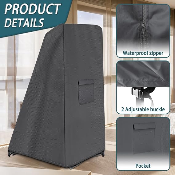 Inversion Table Cover, Inversion Equipment Waterproof Covers,Safe from Dust, Dirt, and Scratches,Keeping Inversion Table Equipment As Good As New