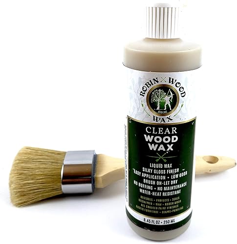 Robin Wood - Cera líquida Magic 2 en 1 - Kit de cera y sellador, 8.5 fl oz