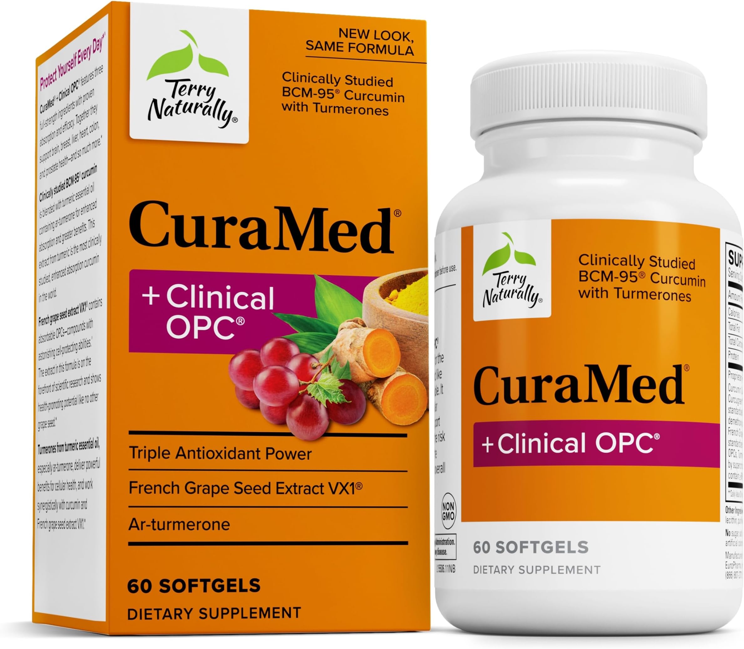 CuraMed + OPC - 60 Softgels