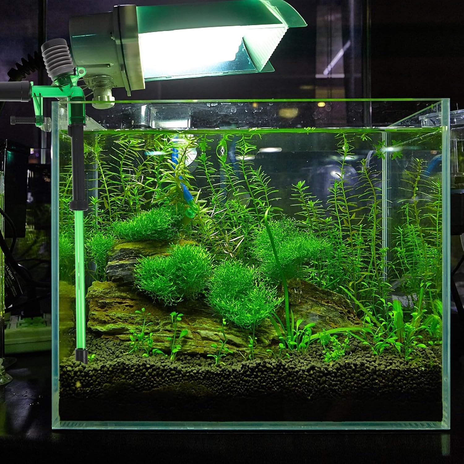 DOITOOL Aquarium Siphon Water Changer Fish Tank Gravel Vacuum Cleaner Portable Extendable Tube for Fish Tank Cleaning and Water Maintenance