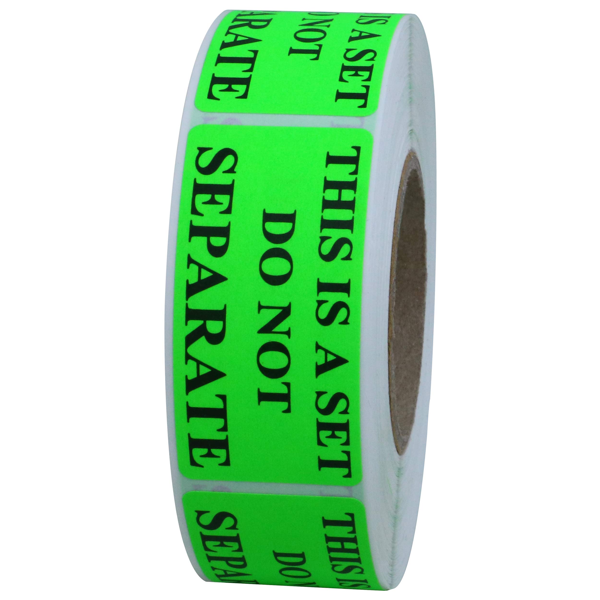 Hylabelest 1x2 inch Fluorescent Green This is a Set Do Not Separate Labels Quantity Discounts Sold As Set Labels Total 500 Per Roll