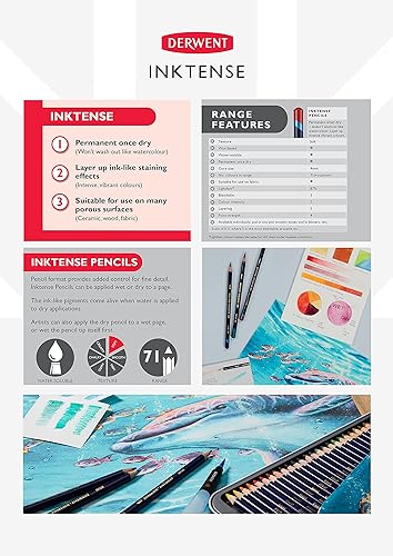 Miniatura 6 de Derwent Colección acuarela, lata de metal, 12 unidades (0700303)