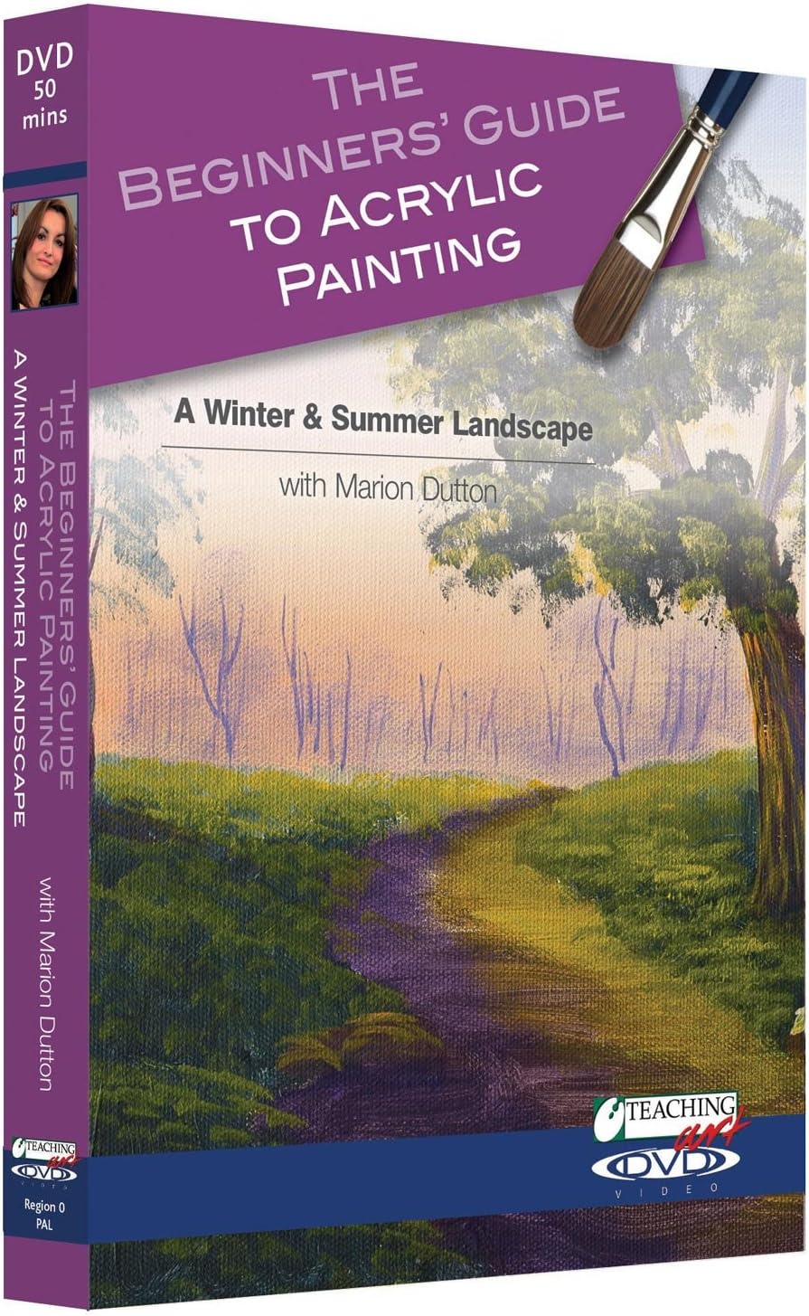 The Beginners' Guide to Acrylic Painting: A Winter & Summer Landscape DVD with Marion Dutton