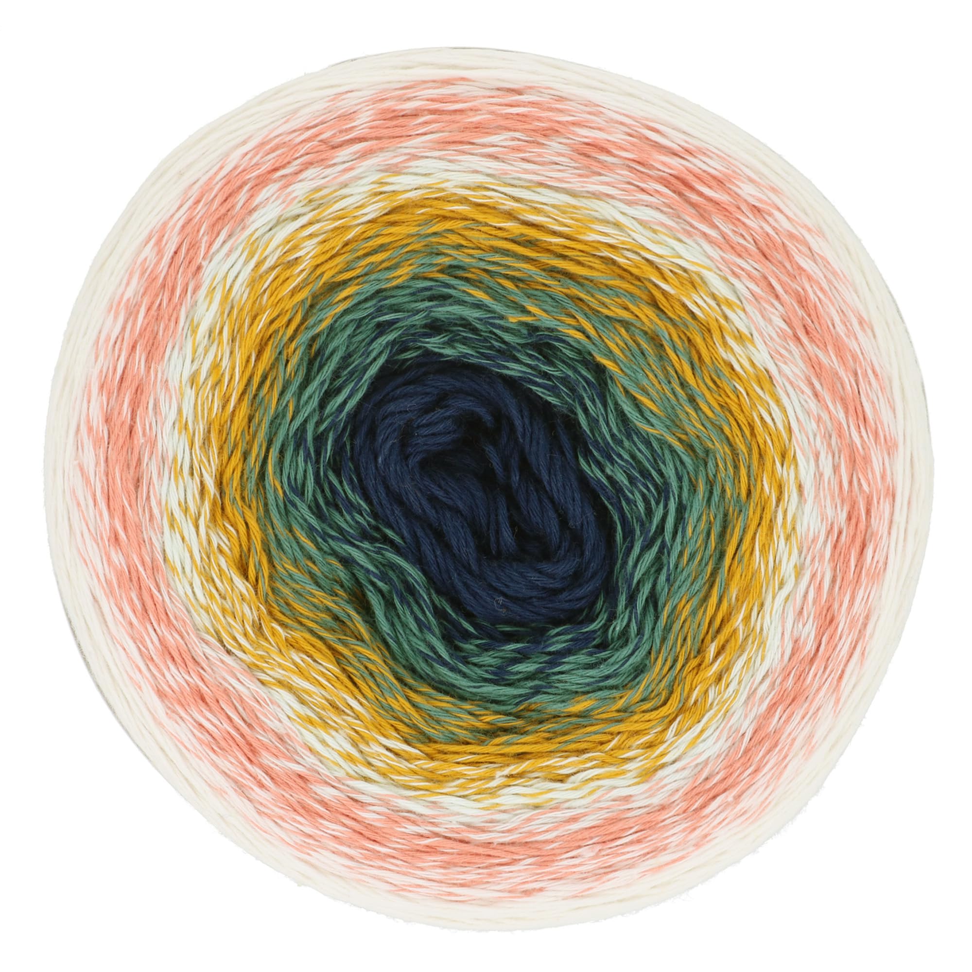 Scheepjes Cotton Whirl (1000m) Fingering Weight Yarn - Soft and Breathable, for Knitters and Crocheters 720 Coastal Cottage, 1 x 226g