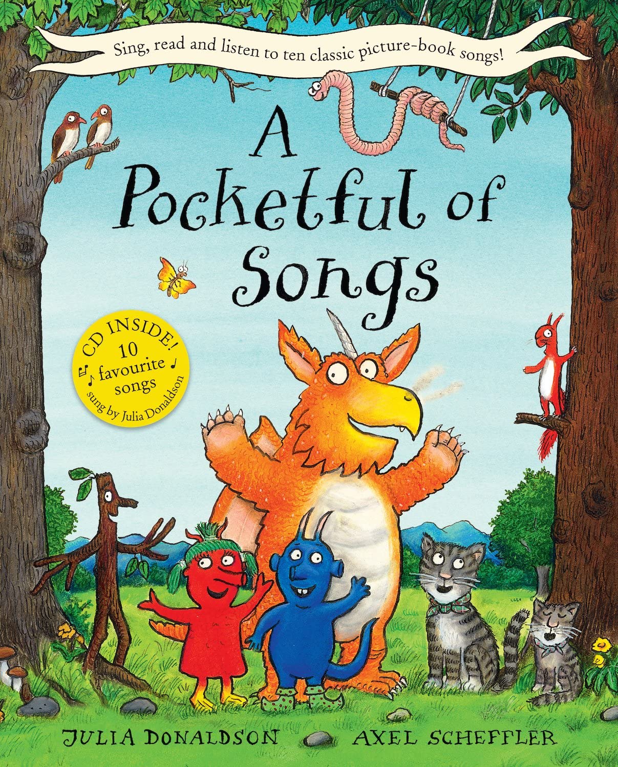 A Pocketful of Songs: book and CD featuring ten fabulous picture-book songs by Julia Donaldson