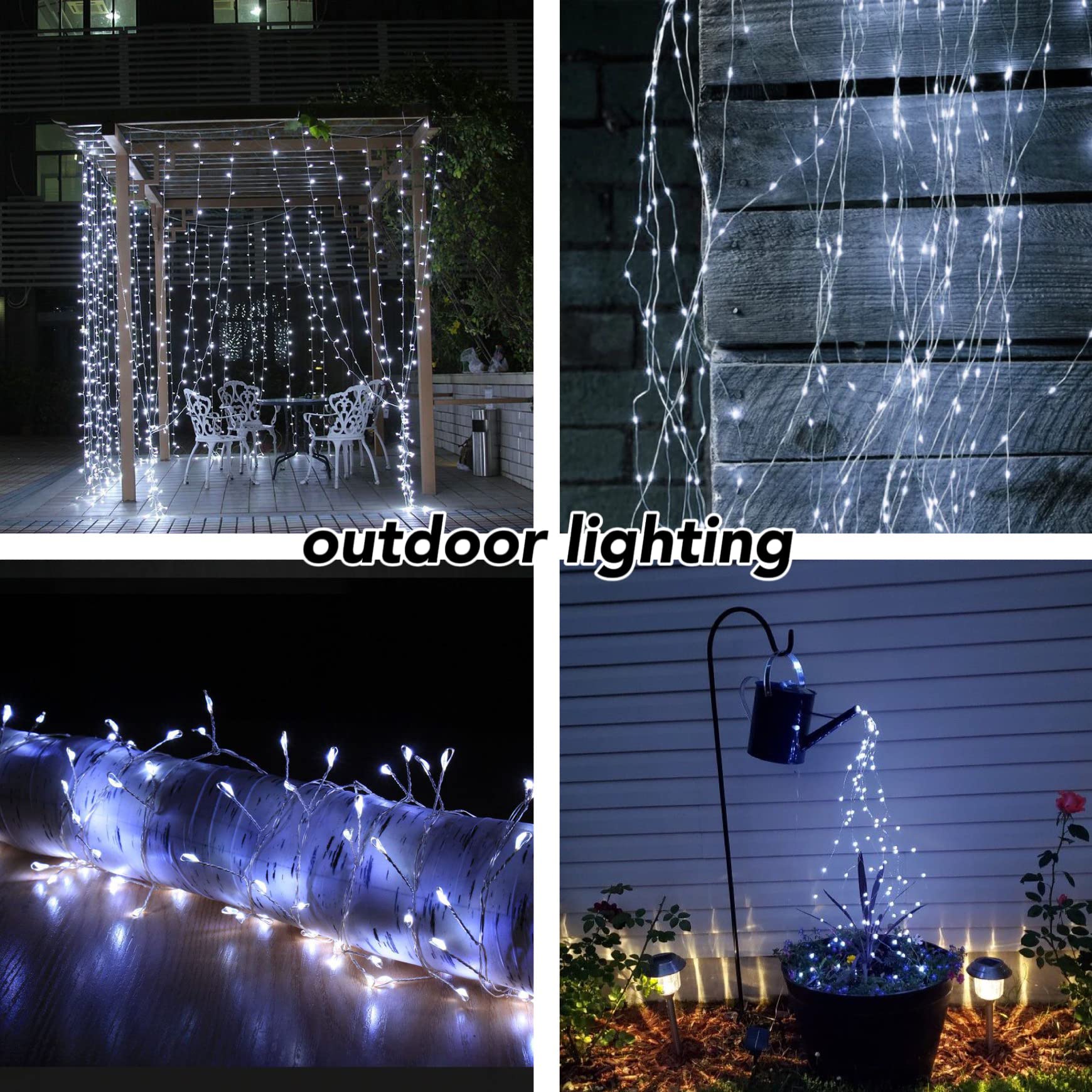 Ligarko Solar Fairy Lights Outdoor, 2 Pack 46Ft Solar Garden Lights Outdoor Waterproof - Image 2