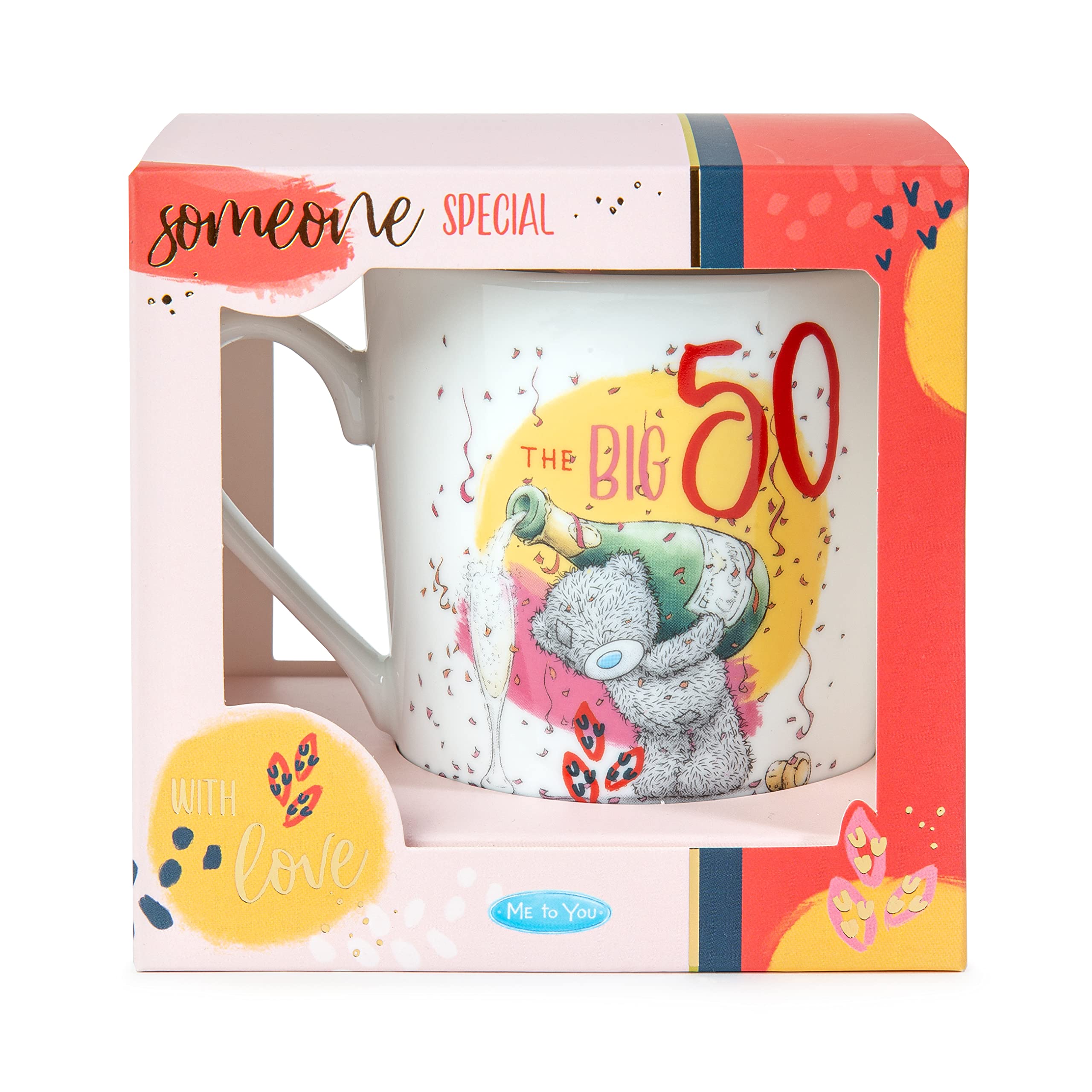 Me To You Bear 50th Birthday Boxed Mug Ceramic