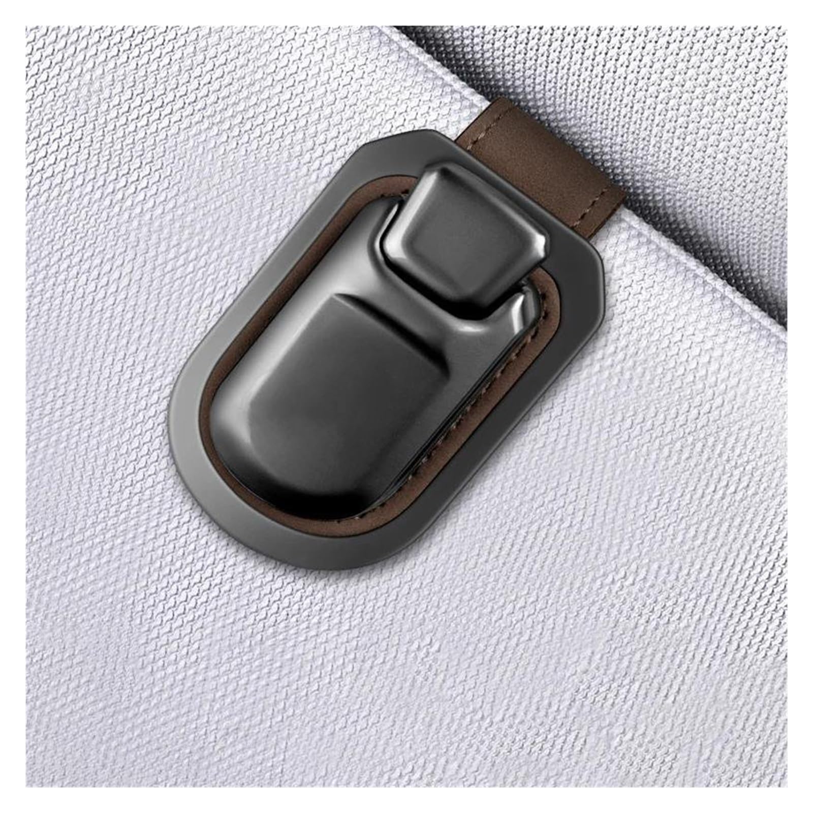 Clip Magnetico Gafas Coches Clip para guardar gafas de sol con visera para me&rc&ed&es para Be&nz Clase ACESG, GLC, CLE, CLA, GLB, GLS, W177, W205, W213, W222 X167.(1pc-brown)