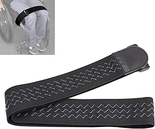 YIBEICO Wheelchair Thigh Leg Strap, Wheelchair Strap Seat Belt Leg Support Strap for Elderly Dementia Paralysis Parkinson'...