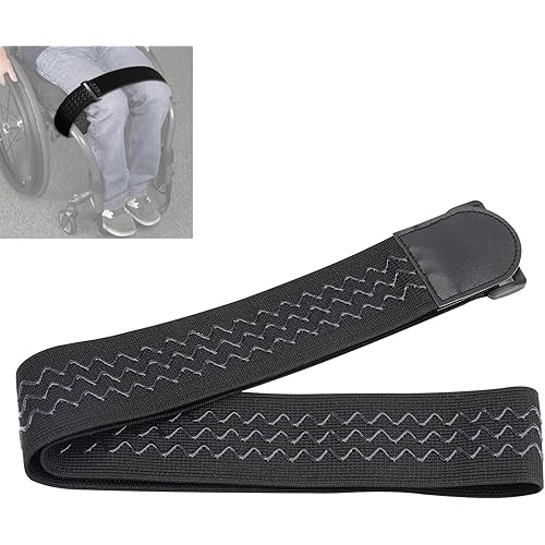 1PCS Wheelchair Thigh Leg Strap, Wheelchair Strap Seat Belt Leg Support Strap for Elderly Dementia Paralysis Parkinson's (1)