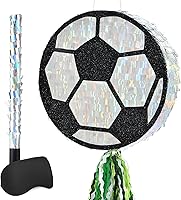 Vista 39 de Piñata plegable de unicornio, suministros para fiesta de cumpleaños, piñata extensible con bate y flecos, decoración de fiesta temática, piñatas