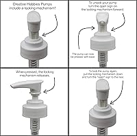 Vista 6 de Creative Hobbies Dispensador de bomba negro con tapón de corcho para un ajuste fácil a presión (Pkg/5)