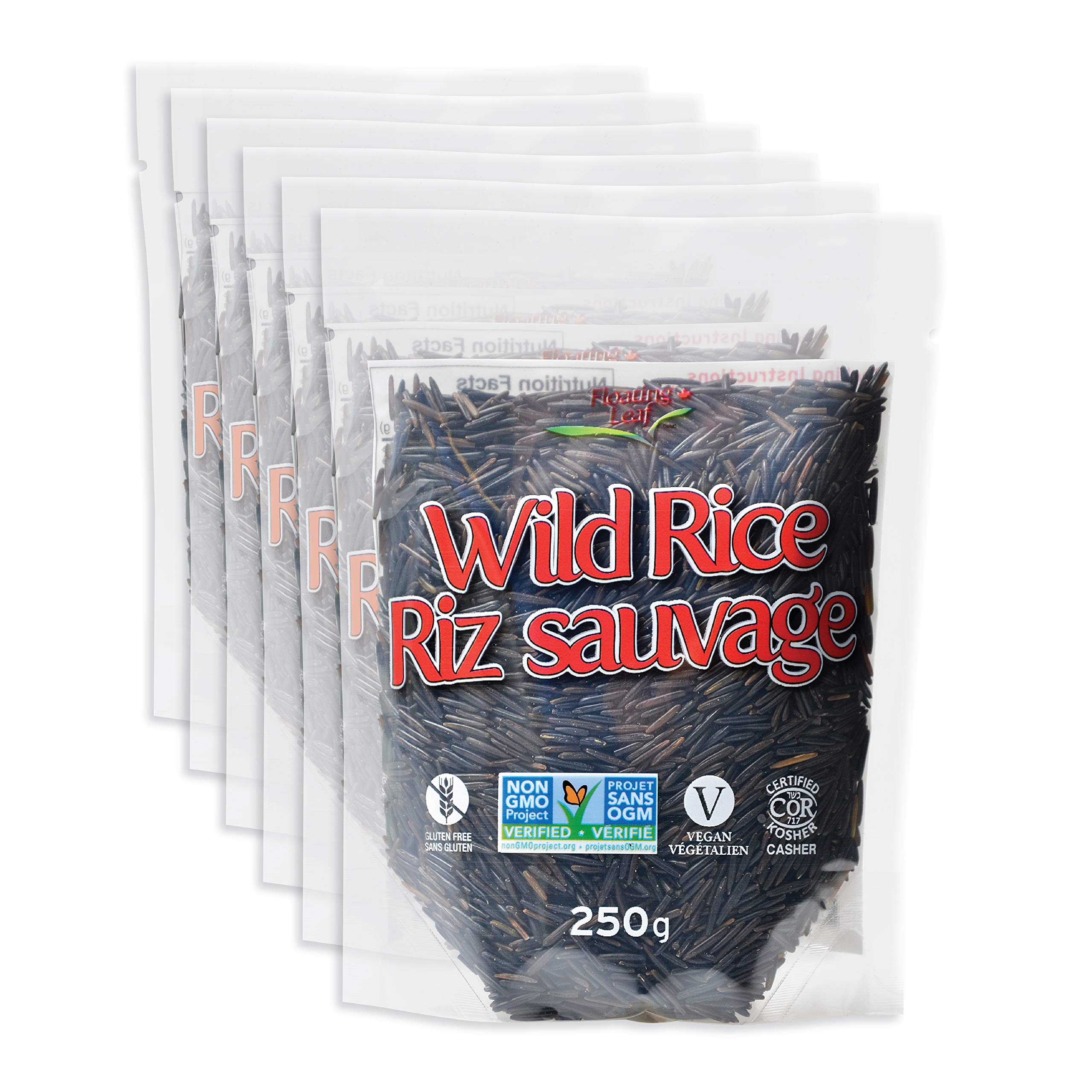Buy Floating Leaf Wild Rice, All Natural, Non Gluten, NonGmo, Kosher and Vegan Pure Long