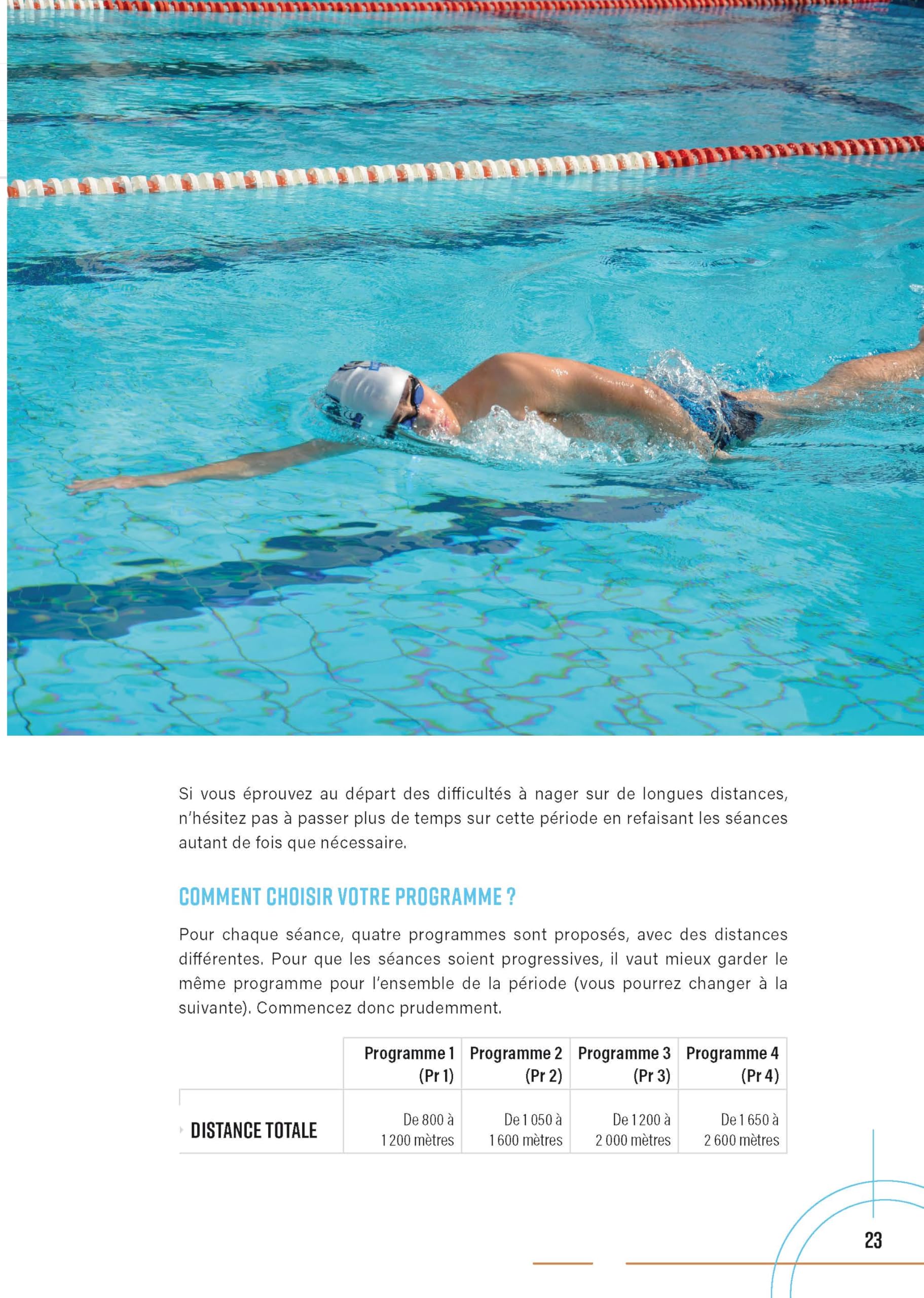 Natation - Méthode d'entraînement pour tous