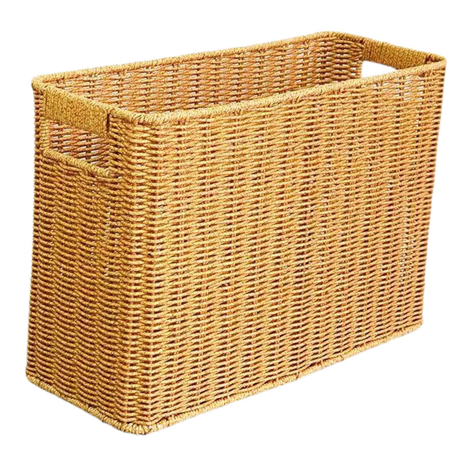 Panier tressé de rangement boîte étroite pour optimiser les angles de cuisine