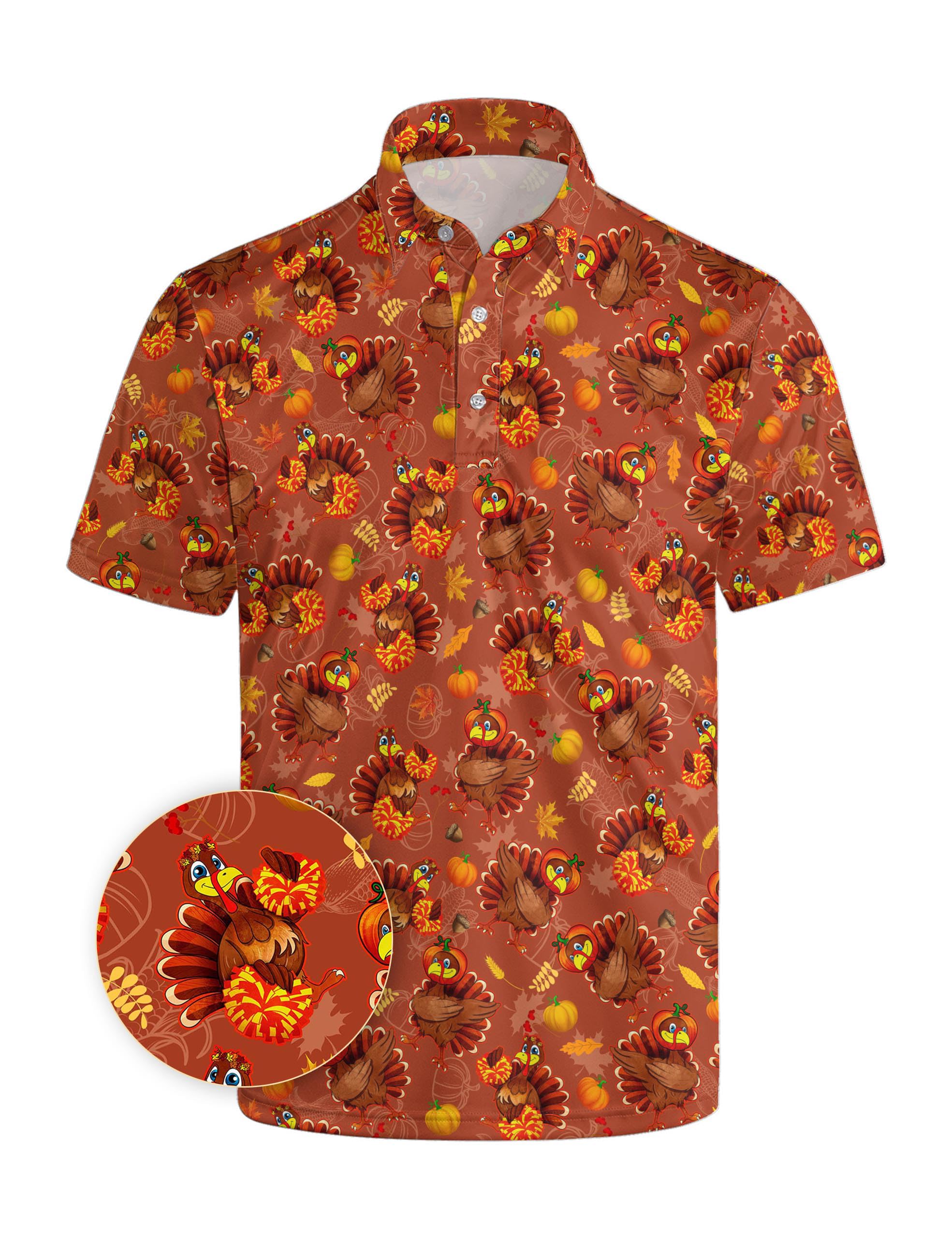 Wemkuqa Funny Golf Shirts for Men Moisture Wicking Men's Fun Golf Polo Shirts Quick-Dry Polo Shirts Short Sleeve