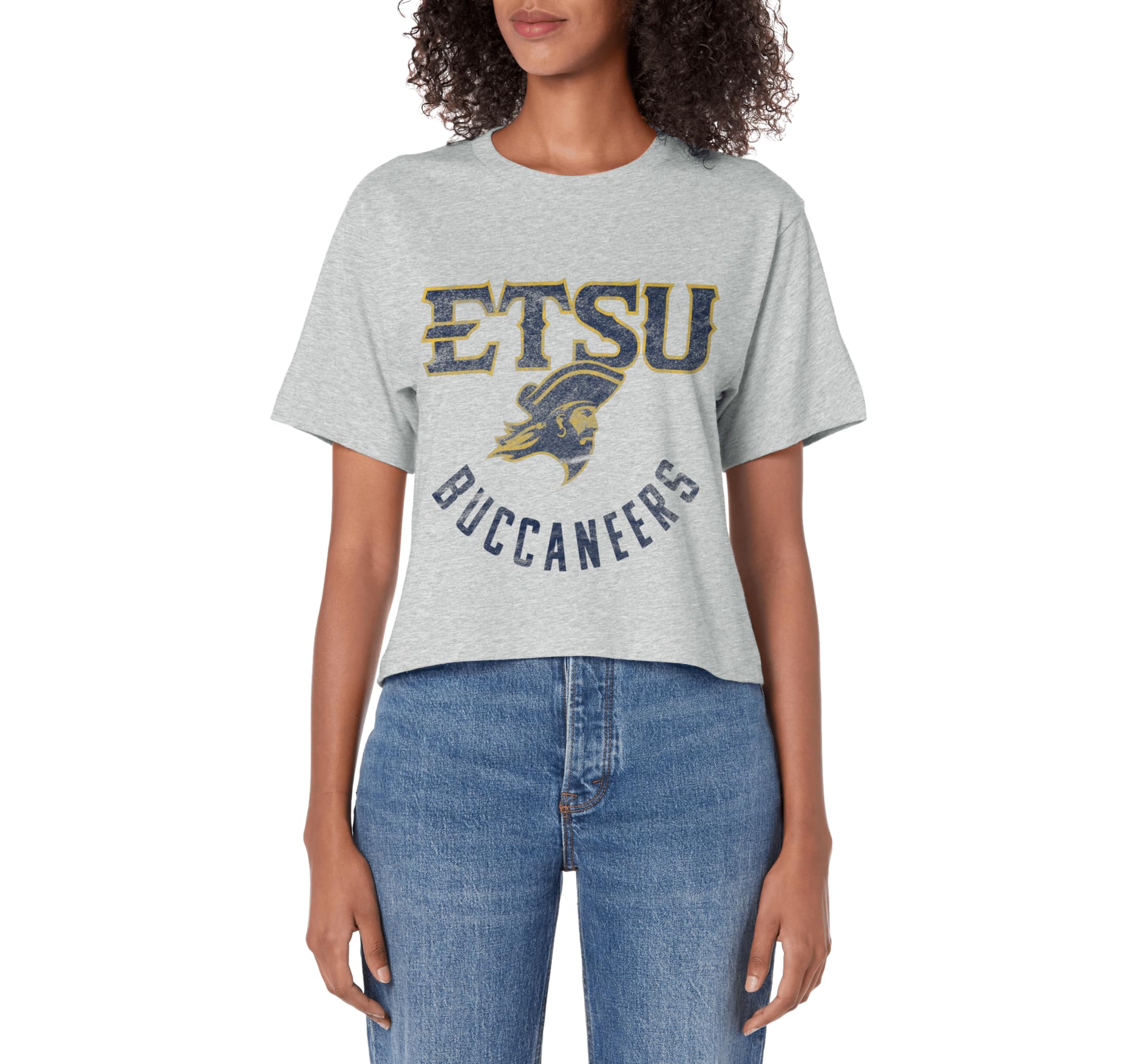 Campus LabEast Tennessee State ETSU Buccaneers Large Women's Crop Top