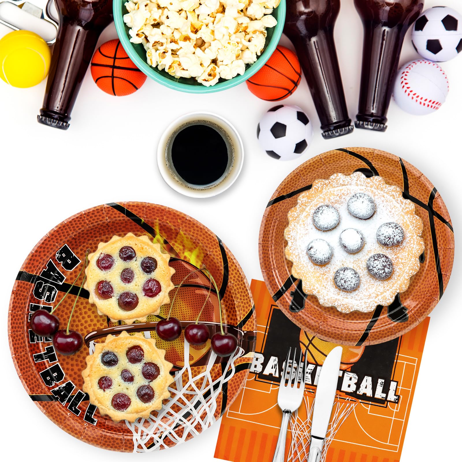 96 pezzi NBA Basket Stoviglie Accessori con piatti di carta Tazze e tovaglioli per NBA Sport Temed Compleanno Baby Doccia Decorazioni