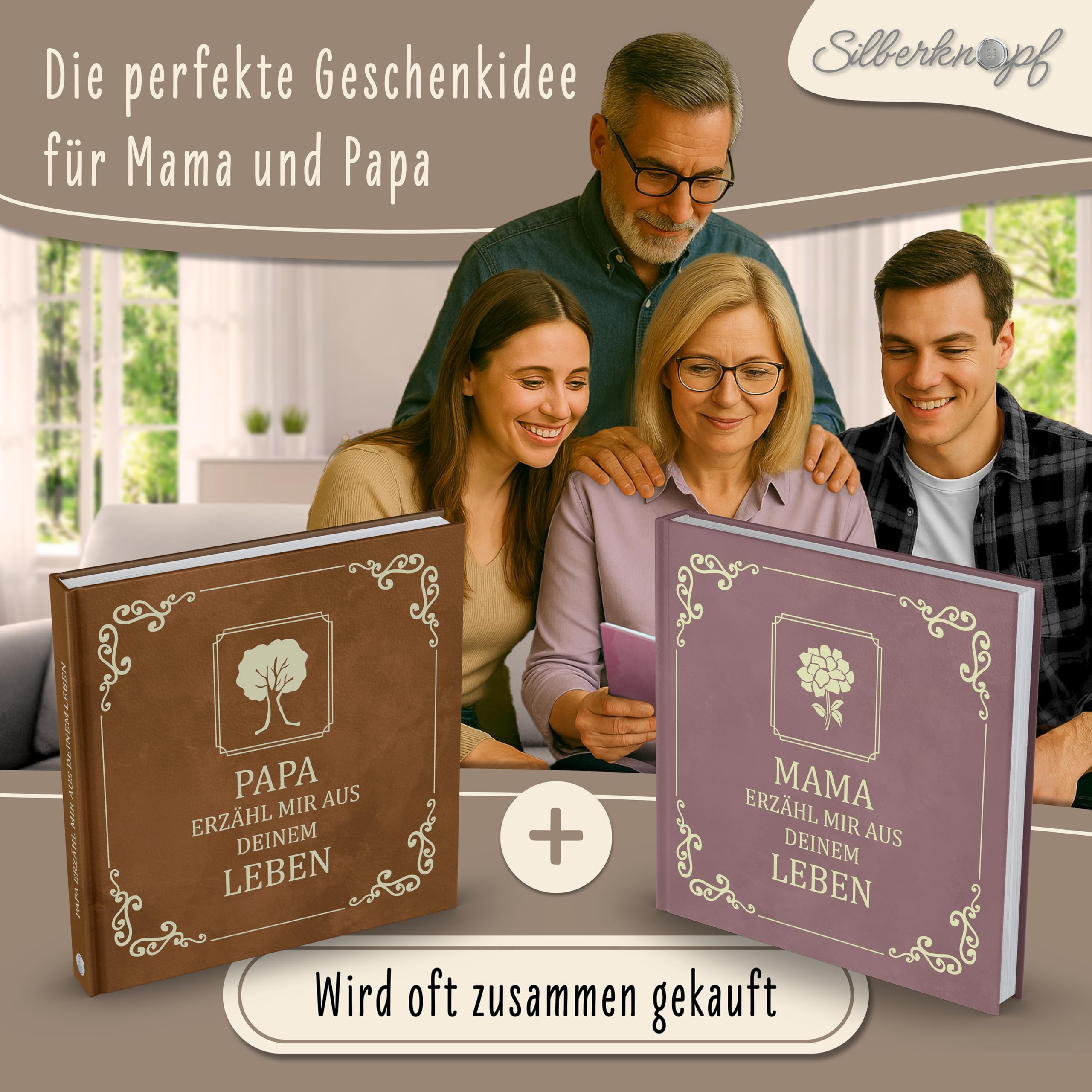 Papa erzähl mir von deinem Leben | Erinnerungsbuch zum Ausfüllen | Papa Geschenk Geburtstag | Familienbuch | Vatertagsgeschenk für Papa | Geschenk für Papa | Buch zum Vatertag