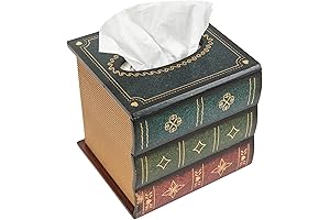 Enchanting Book Tissue Holder: A Literary Haven for Your Tissues