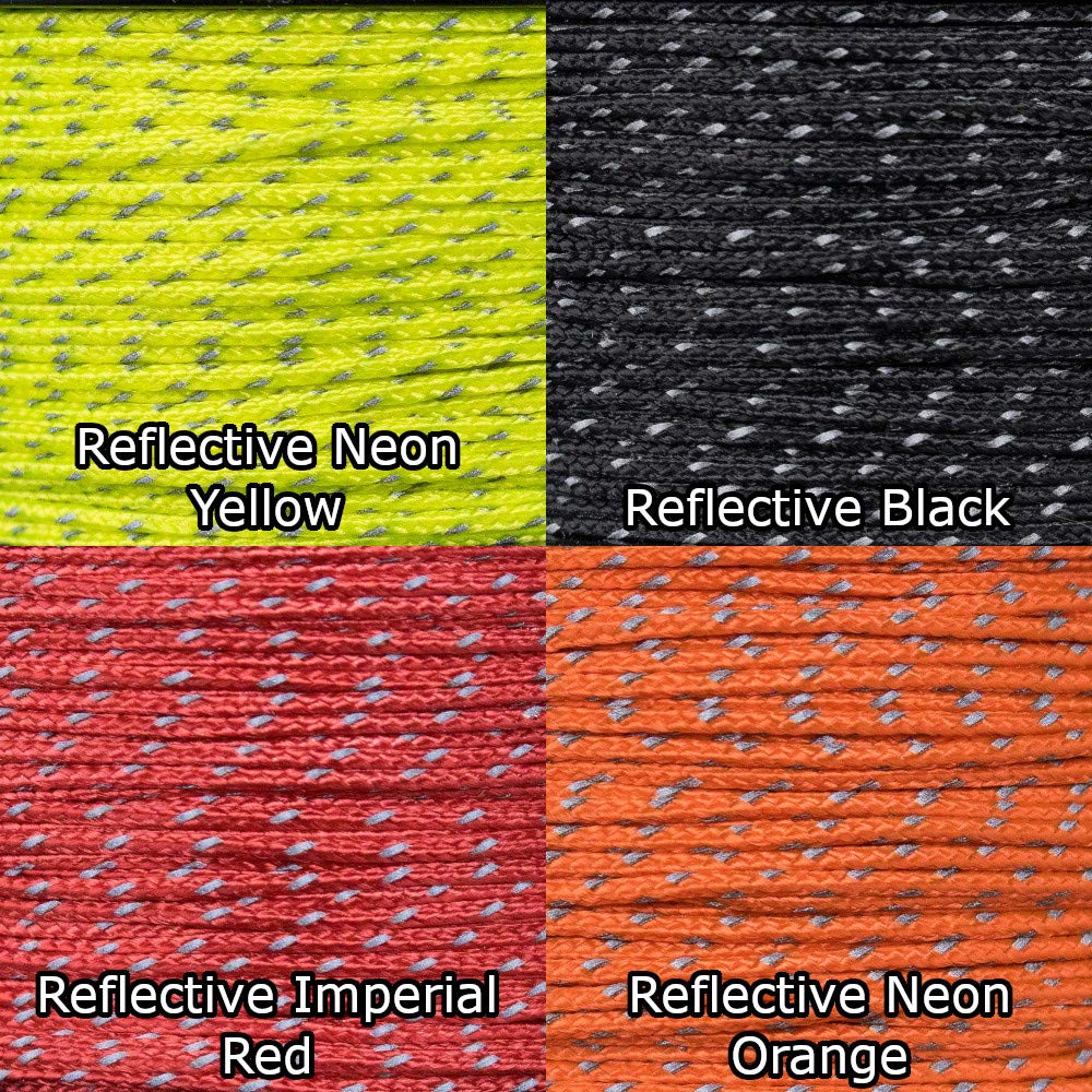 Paracord Planet Micro Paracord – Filo intrecciato sottile tipo I per lavori artigianali, pesca e progetti fai da te, in bobine da 38 m, nero