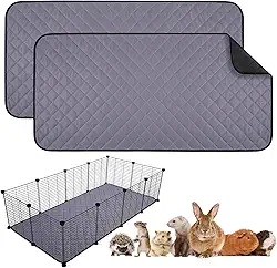 Aitmexcn Forros Para Gaiolas De Porquinhos-Da-Índia - Tapetes Higiênicos Laváveis, À Prova D'Água, Reutilizáveis E Antiderrapantes, Almofada Rápida Superabsorvente Pequenos Animais, Coelho, Hamster,
